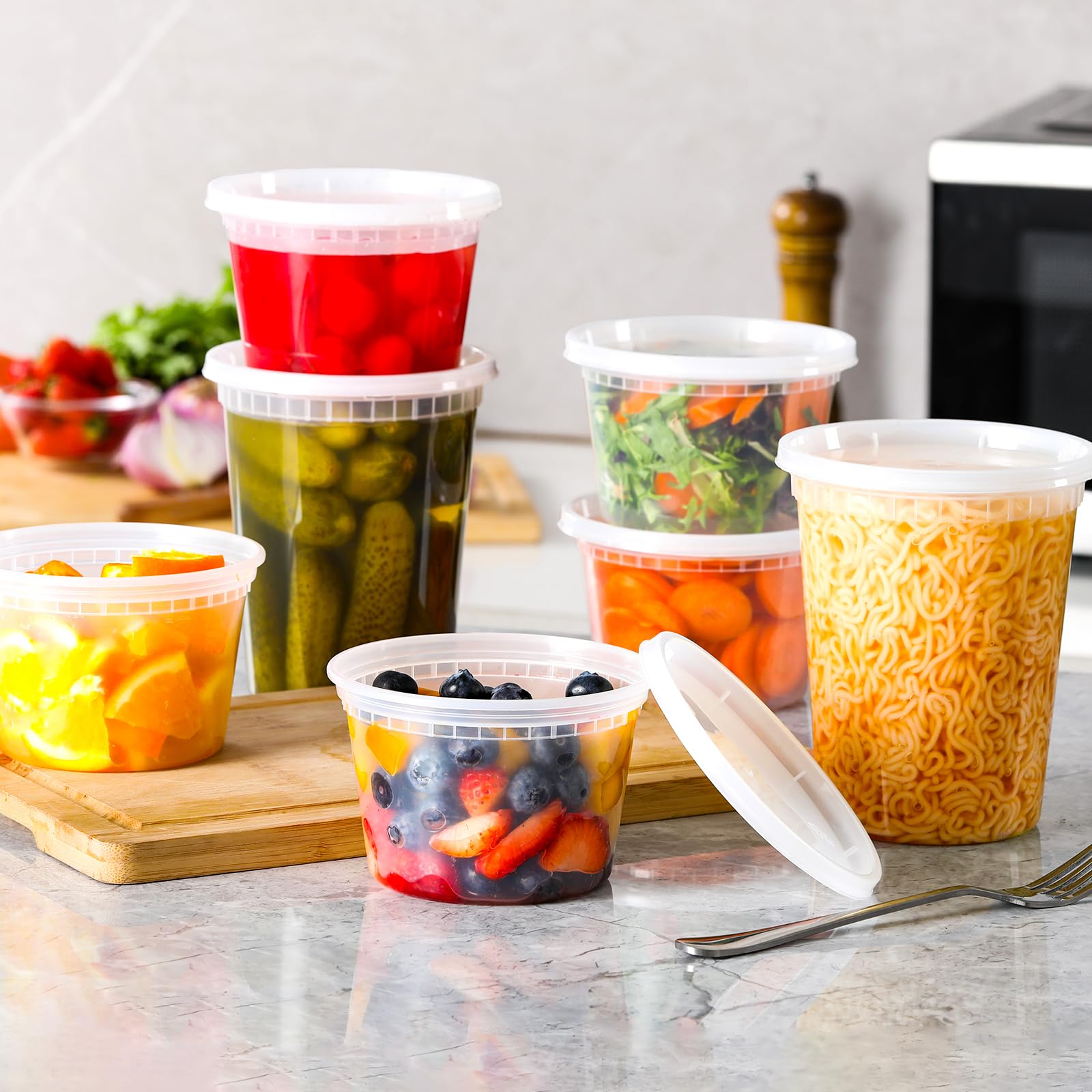 AOZITA plástico libre de BPA, resistente y seguro para comida.