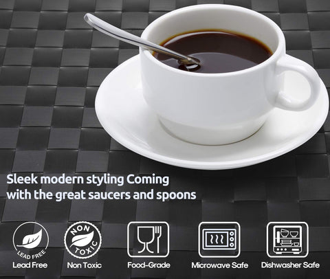 AOZITA platillos para espresso que sostienen la taza con estilo
