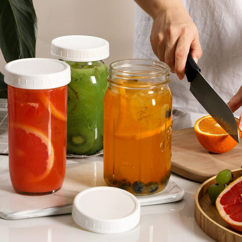 AOZITA tapas boca ancha para congelador, ideal para congelar y conservar sabores.