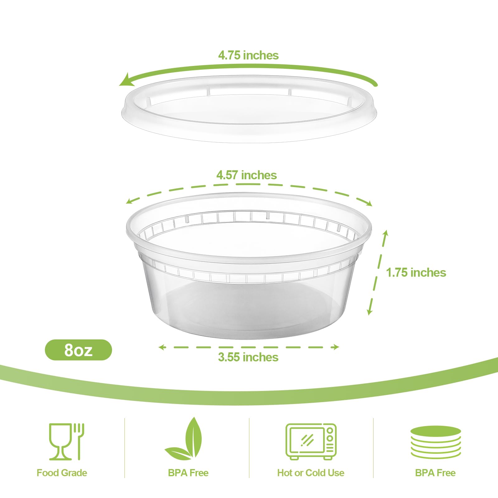 AOZITA tapas herméticas para sellado y frescura de comidas.