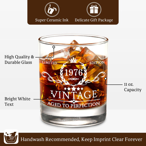 Vaso AOZITA 11oz para cognac, presentación sofisticada.