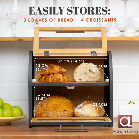 Panera Arise con ventilación para mantener la frescura del pan.