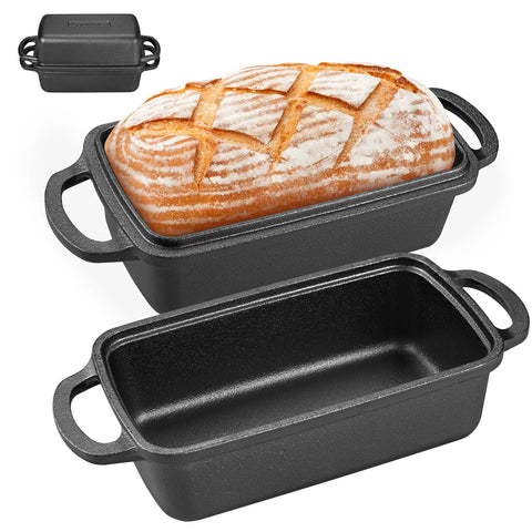 Apatiner pan-hierrofundido-con-tapa: hornea pan casero con textura profesional.