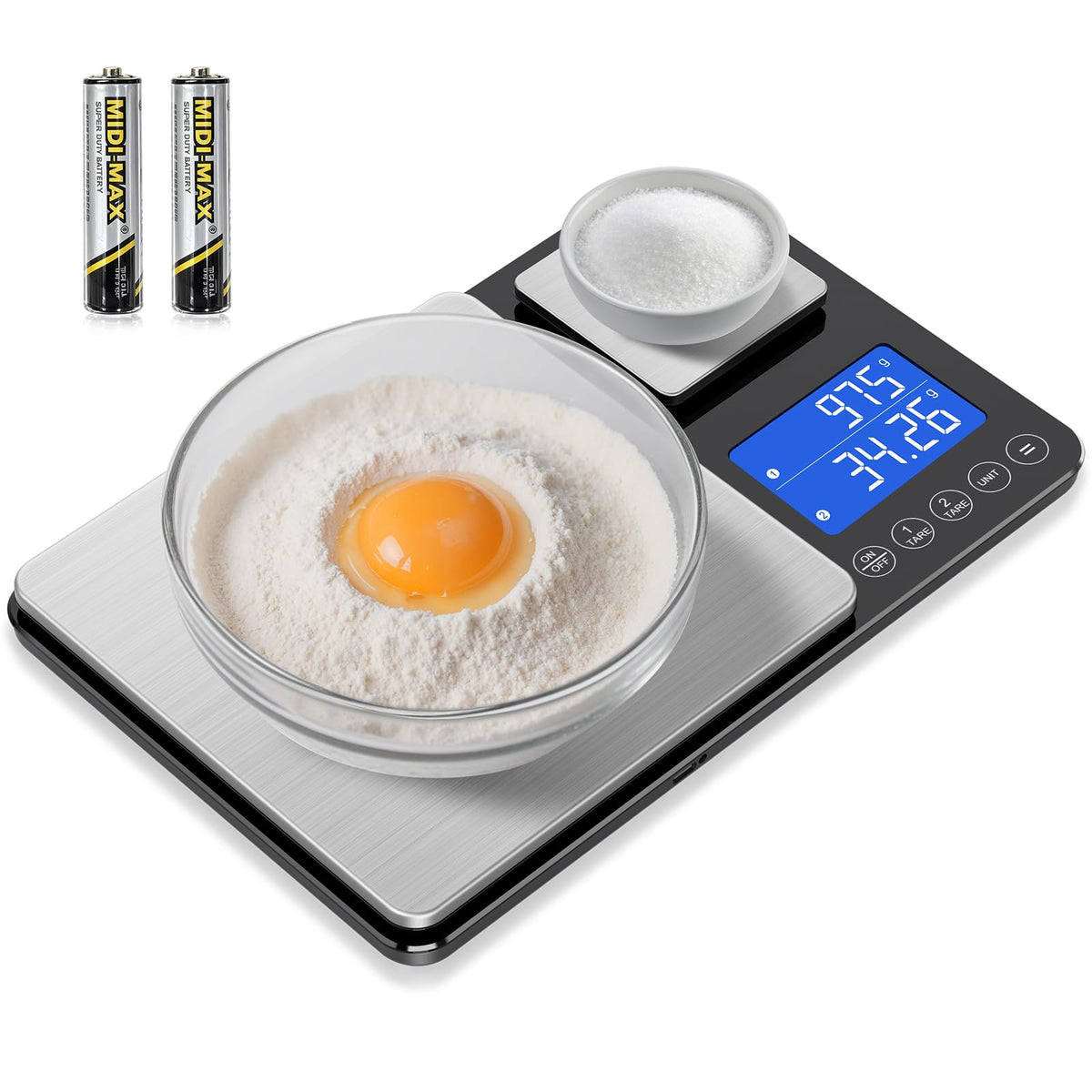 ApeWeghr: dos plataformas de escala para precisión en recetas y horneado.