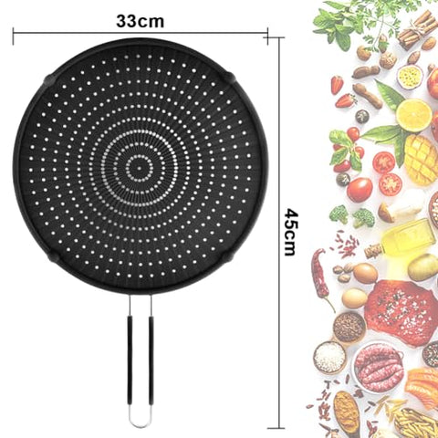 Apidgrowth pantalla anti salpicaduras con diseño ergonómico para mayor cobertura.