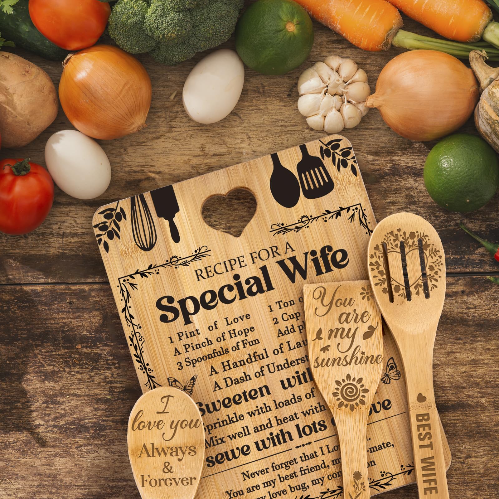 Apjielop Bambú Natural y Duradero: material sostenible para uso diario en la cocina.