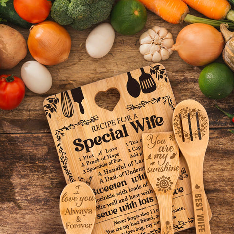 Apjielop Bambú Natural y Duradero: material sostenible para uso diario en la cocina.