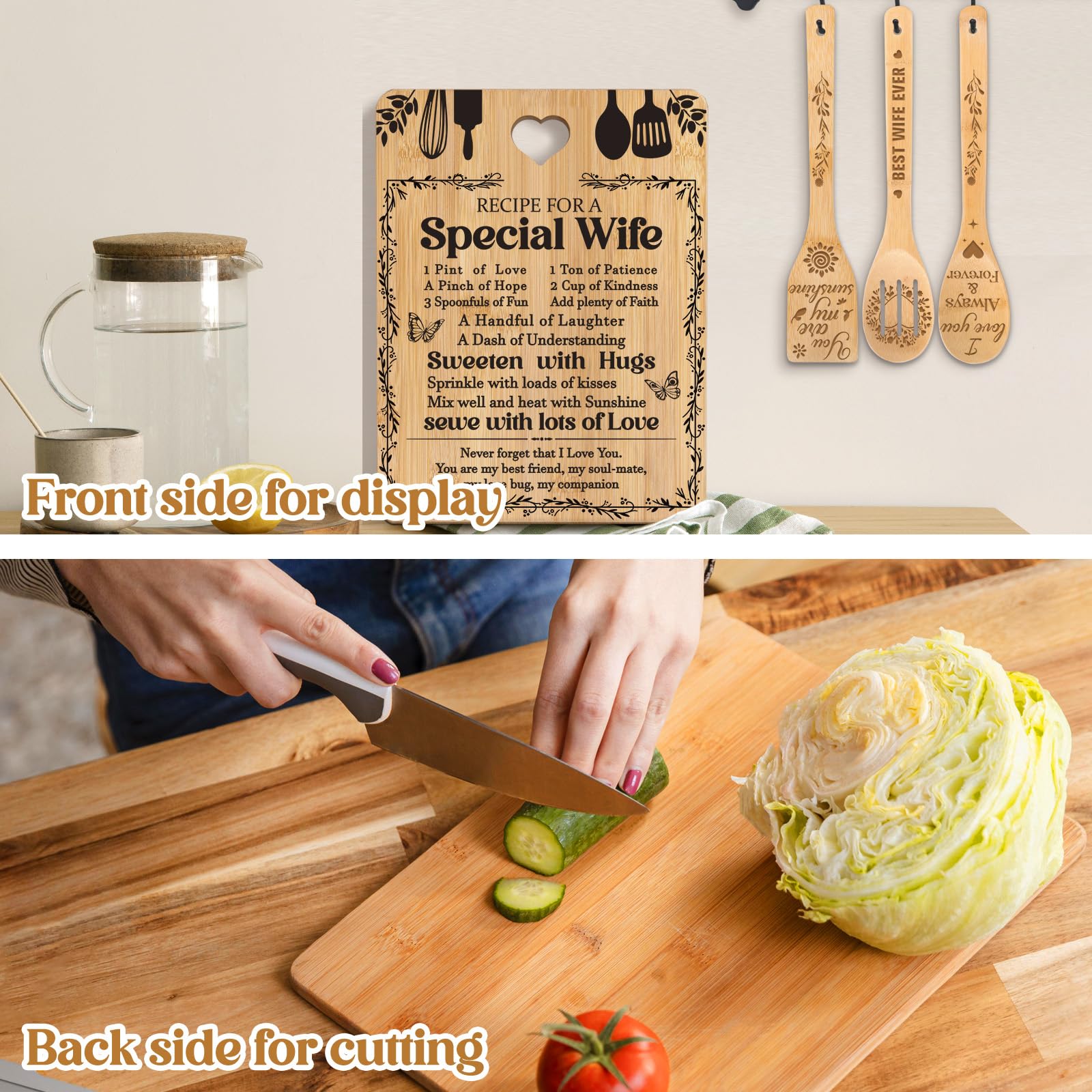 Apjielop Receta para una Esposa Especial: colador de bambú, drenaje eficiente para lavados.