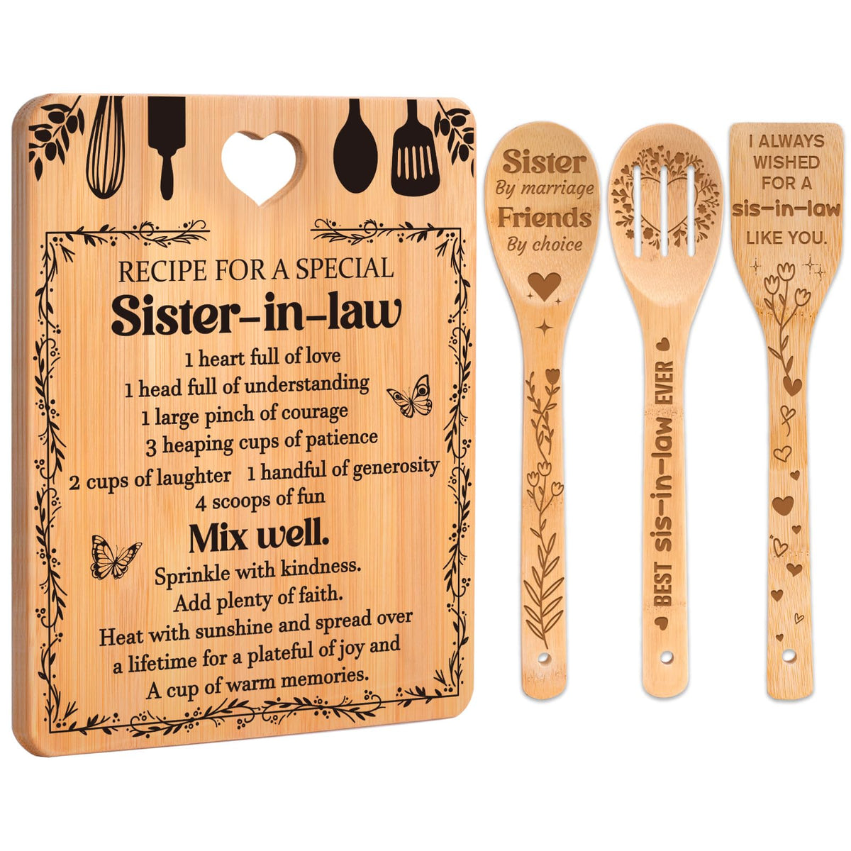 Apjielop tabla de corte grabada, regalo práctico y memorable para la cocina.