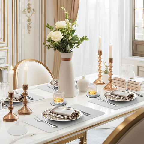 APLKER mantel clásico en blanco, combina con cualquier comedor.