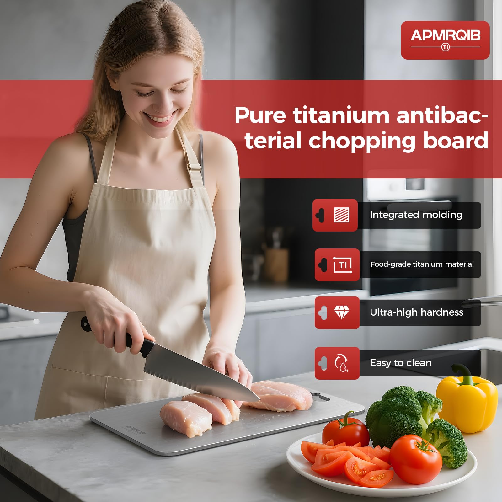 APMRQIB tabla de titanio diseño nuevo y limpio