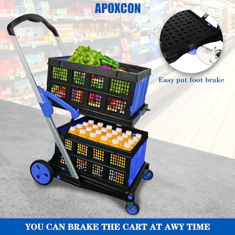 APOXCON cajas de almacenamiento colapsables para transporte seguro
