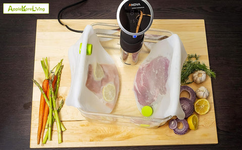 AppleKoreLiving bolsas compatibles con contenedores Rubbermaid y Cambro.
