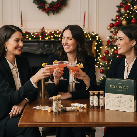 Guía de recetas de Apragaz para crear gin personalizado en casa.