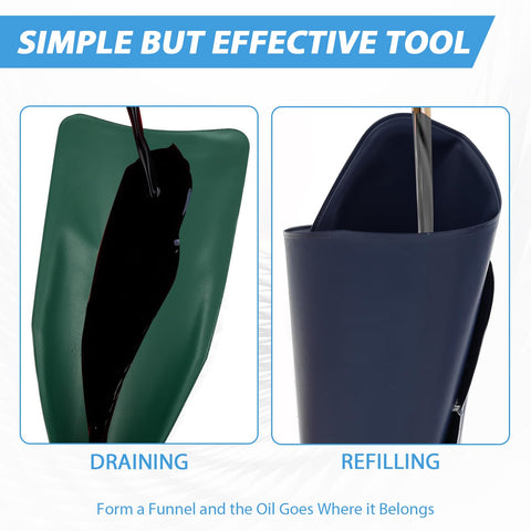 AQOYNQ embudo plegable para coche, fácil guardado en el maletero