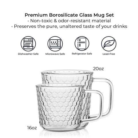 Aquach capacidad 20oz ideal para café, té o batidos durante el día.