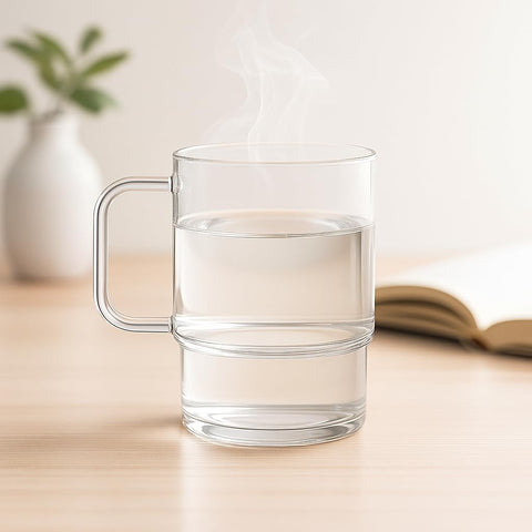 Aquach tazas cristal para té e infusiones, sabor y aroma