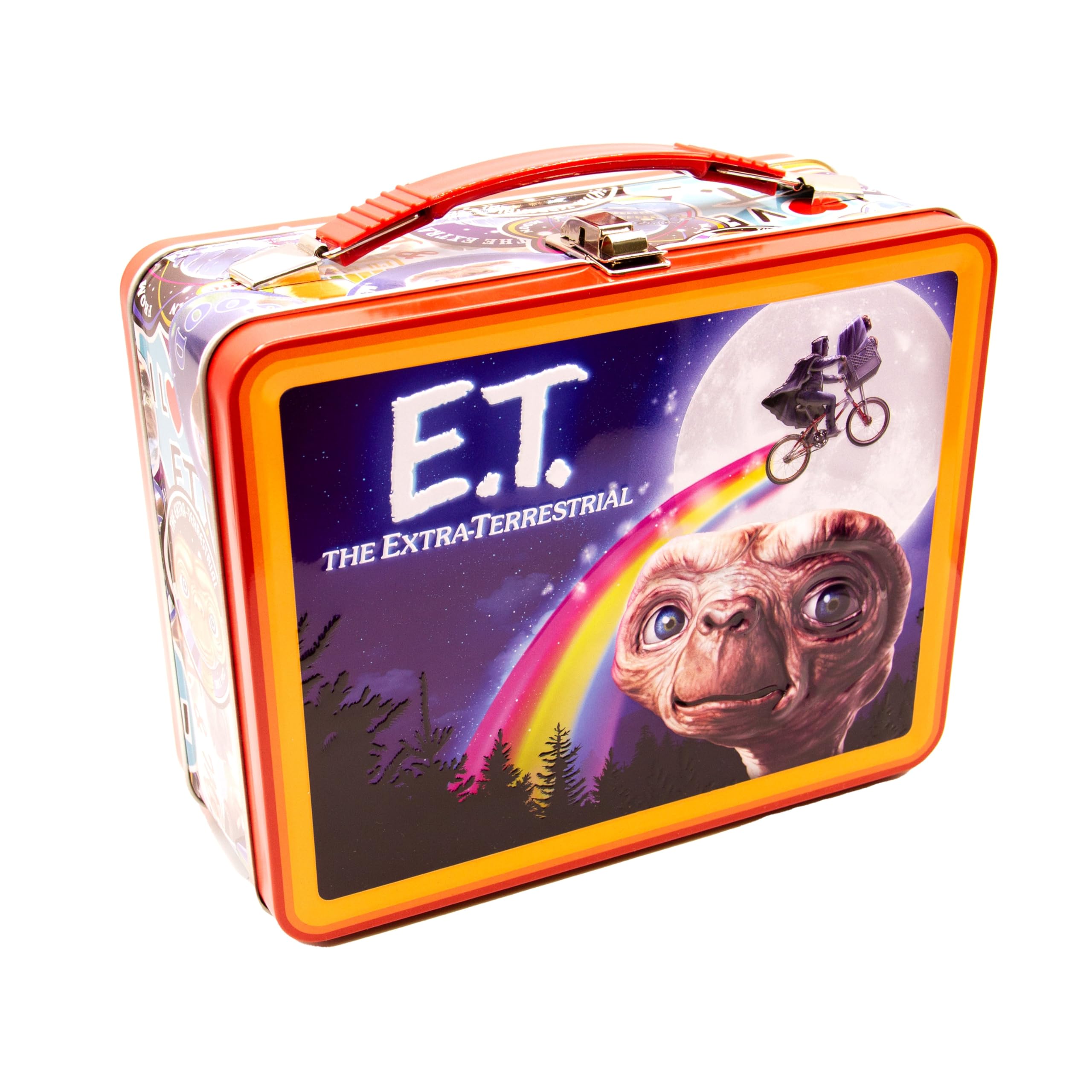 AQUARIUS E.T. Fun Box: caja de lata con asa, ideal para transportar coleccionables.