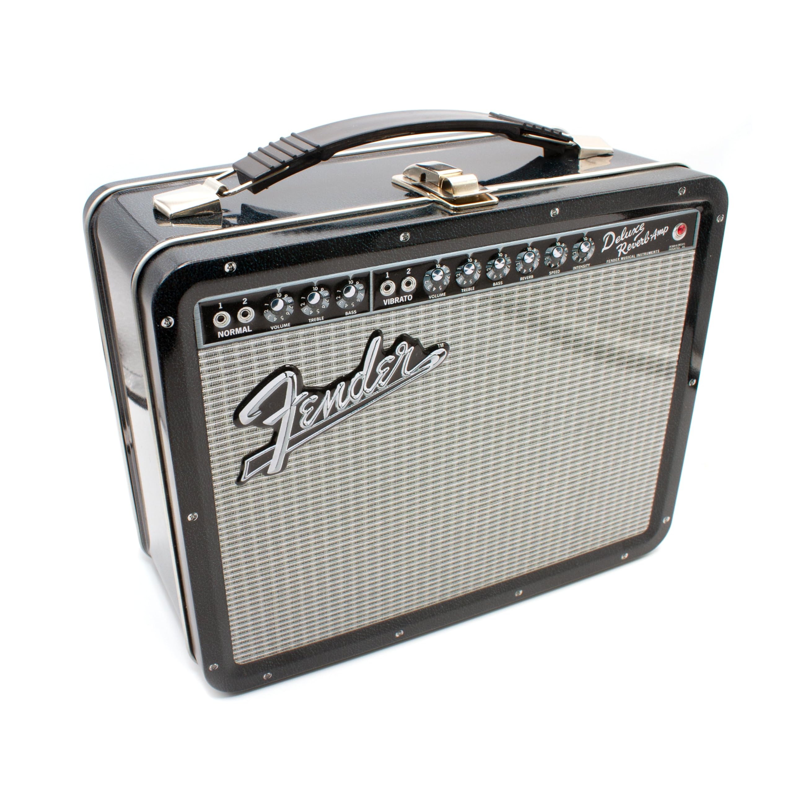 AQUARIUS Fender amplificador grande, tapa frontal en relieve, ideal para colección.