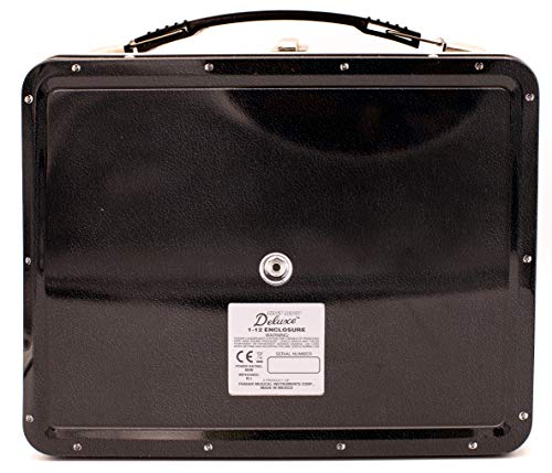AQUARIUS Fender amplificador grande, frente en relieve con diseño llamativo.
