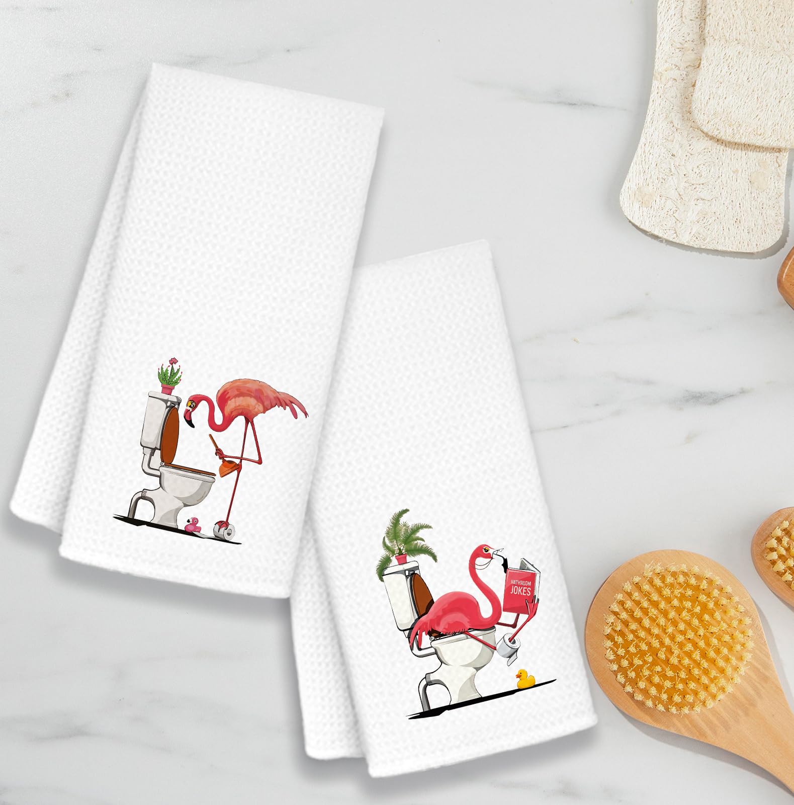 AQYIP toalla para regalo flamingo rosa, ideal para ocasiones.