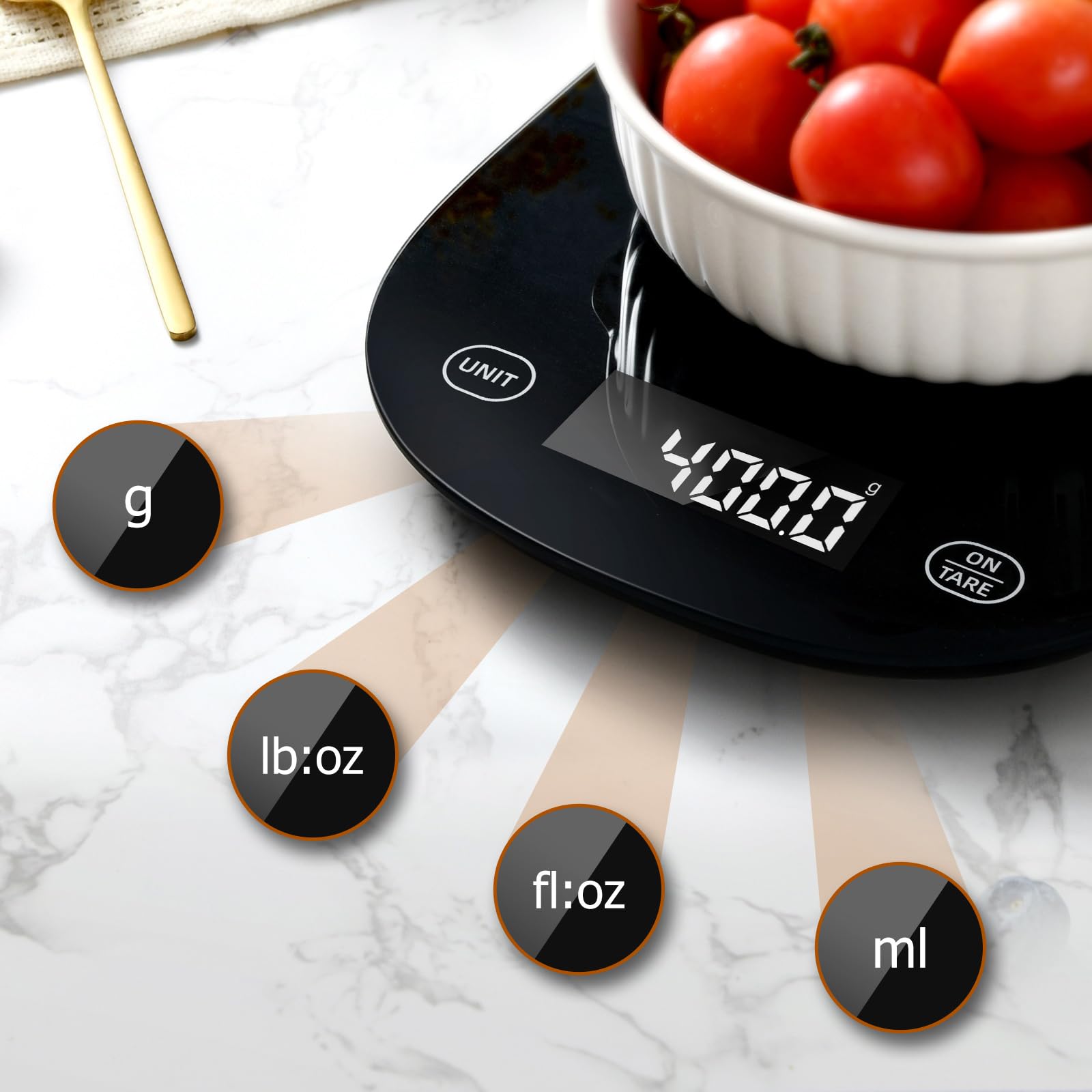Arboleaf Balanza conectada a app: seguimiento nutricional sencillo cada día.