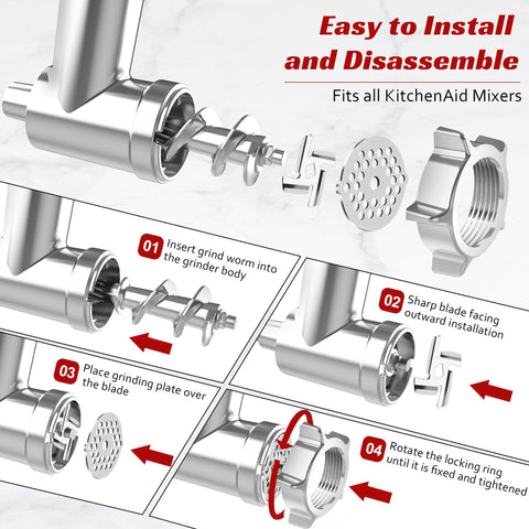 Arcbt molinillo para KitchenAid: conjunto fácil de guardar y usar