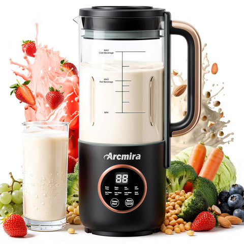 Arcmira máquina leche-nut con capacidad 1000 ml para bebidas vegetales.