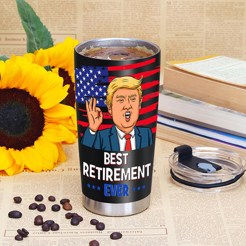 AREOK Taza Retiro Mejor Jubilacion Frase: regalo práctico para compañeros.