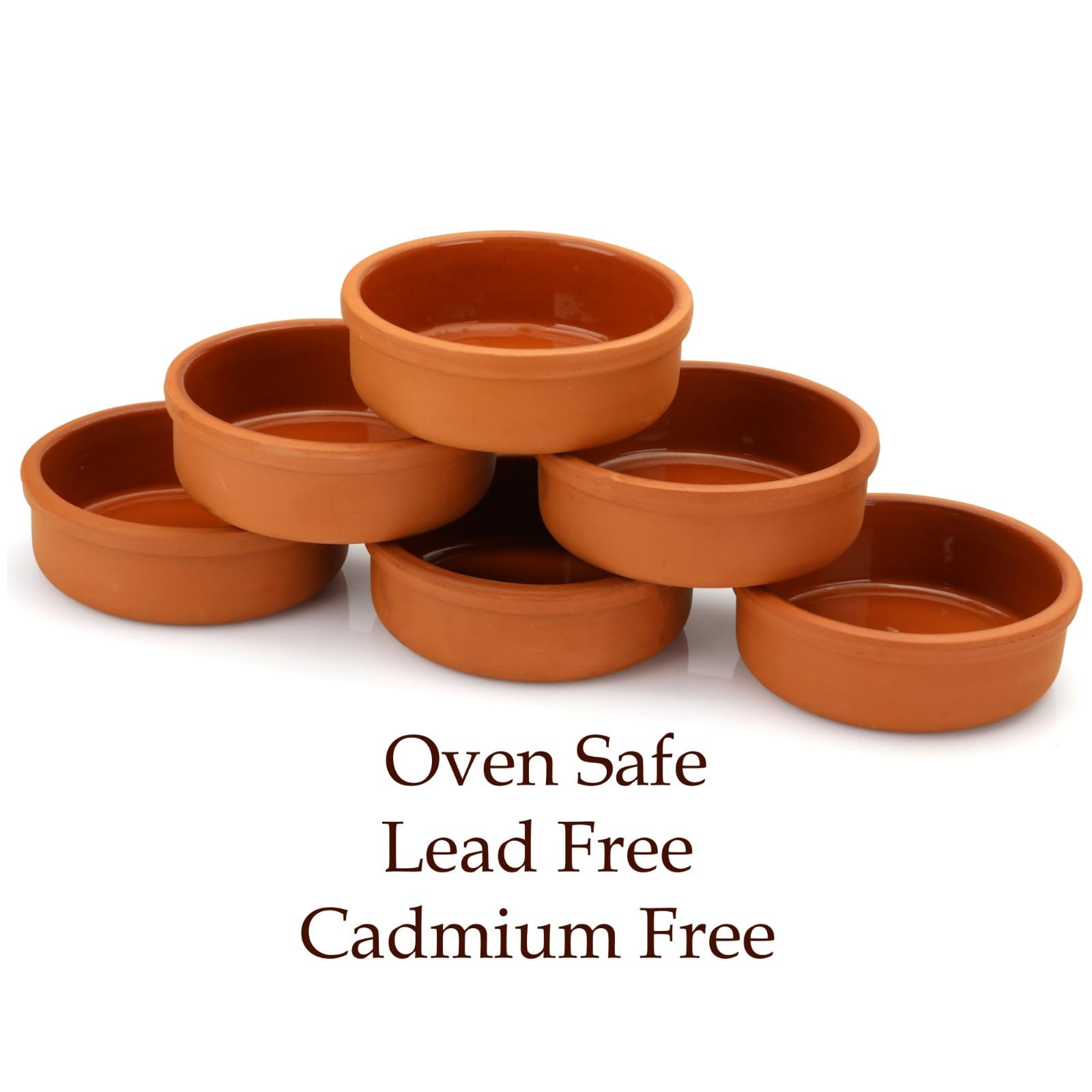Areste platos de terracota mexicana para presentar comidas tradicionales