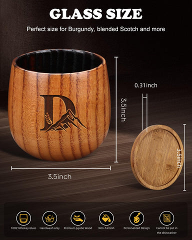 Vaso Argefkeen con madera de jujube premium para realzar aromas y sabor.