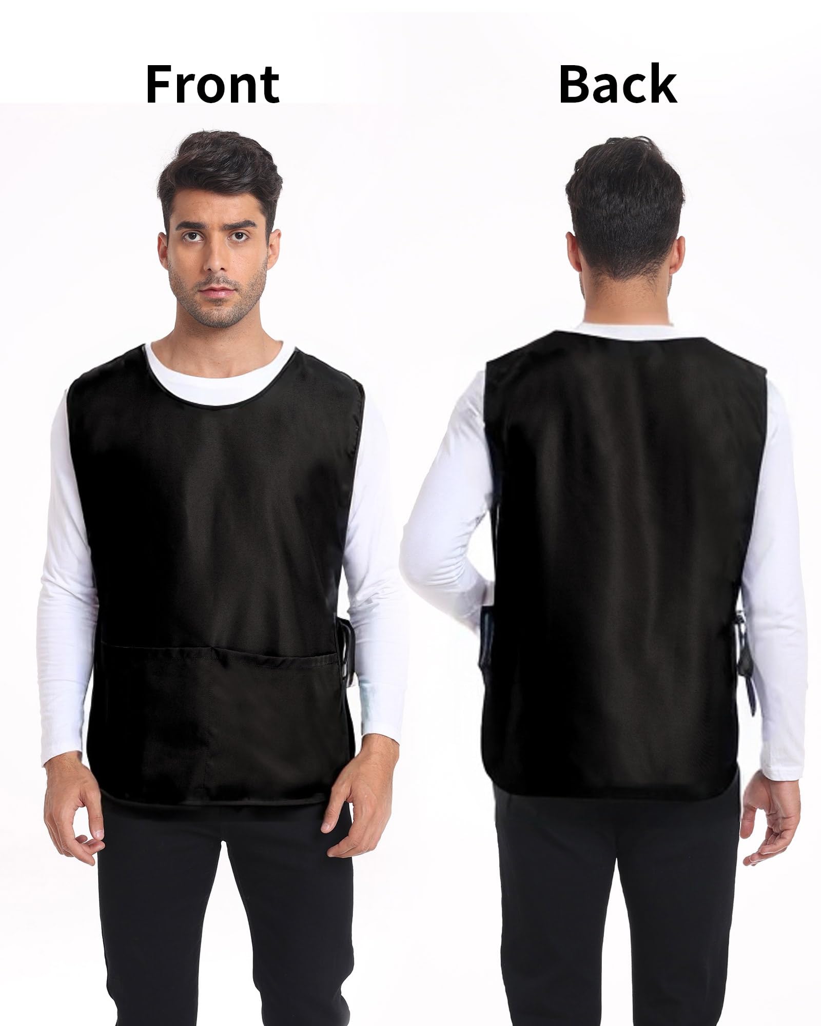 Cobertura total para mantener la ropa limpia durante tareas en taller.