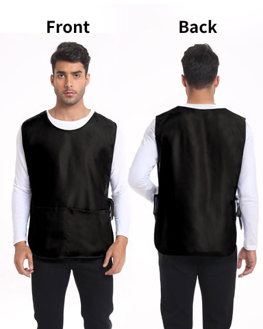 Cobertura total para mantener la ropa limpia durante tareas en taller.