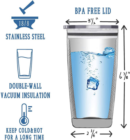 ARIABLE tumbler diseño mates negro, perfecto para uso diario en la escuela