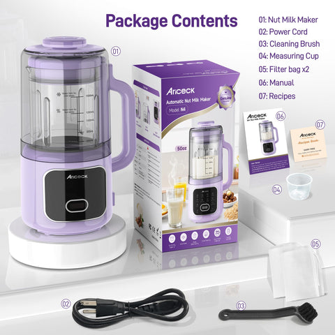 Ariceck N4, interfaz de preajustes fácil para personalizar bebidas.