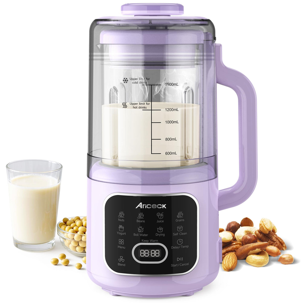 Ariceck N4, leche de nueces 50 oz para la familia.
