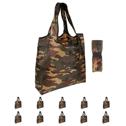 Bolsas Aricsen camuflaje plegables 15x4.5x15 para compras diarias