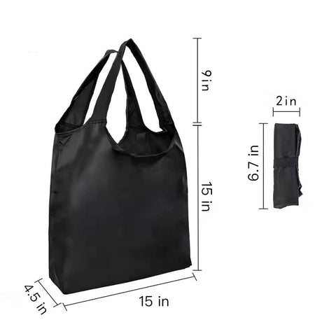 Aricsen bolsas verdes plegables, fáciles de guardar tras la compra.