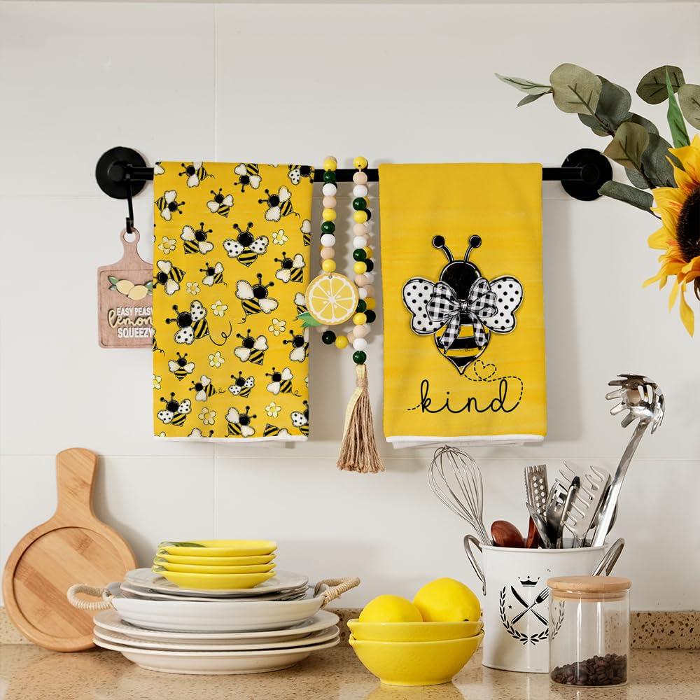 ARKENY Diseño verano: toallas de cocina coloridas para renovar encimeras.