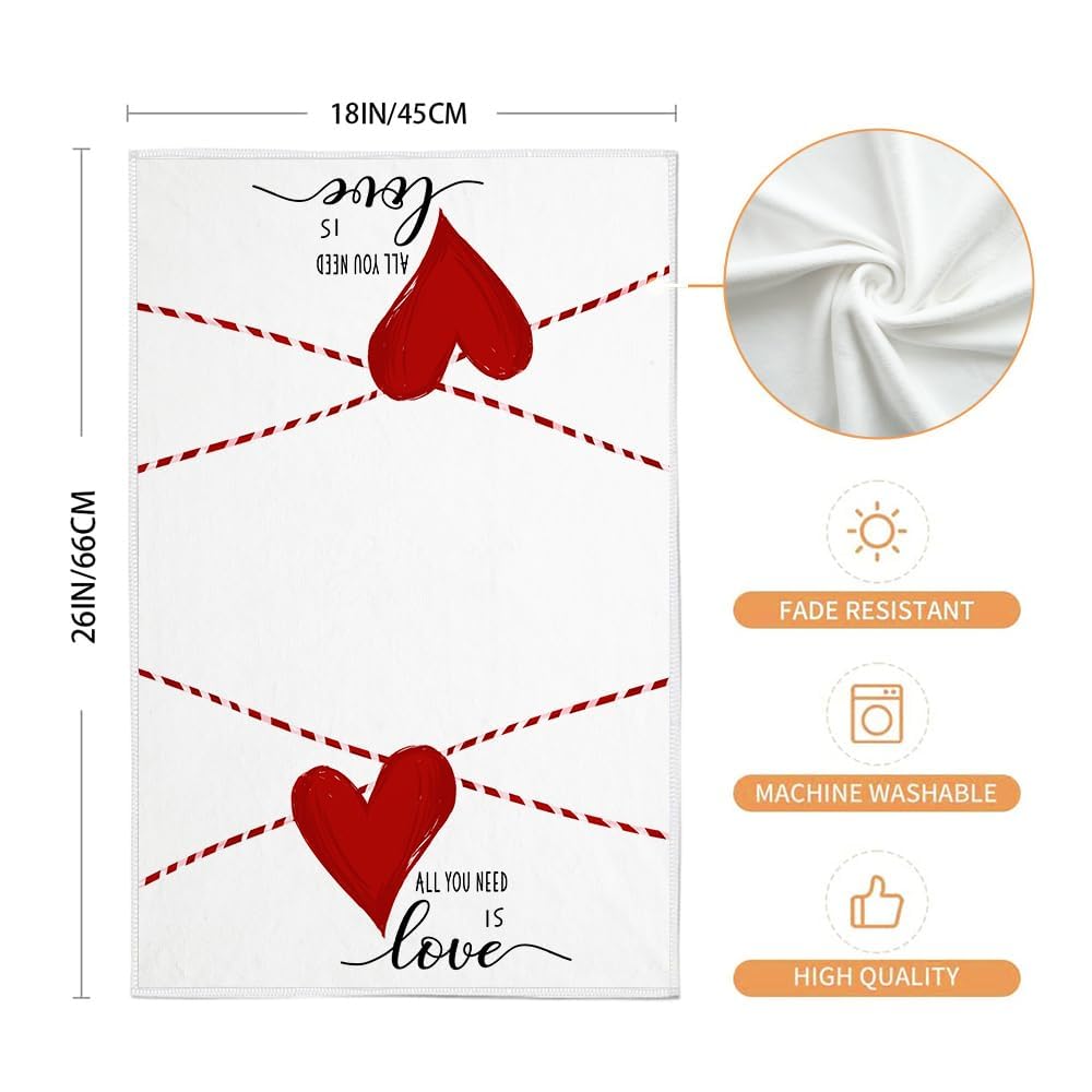 ARKENY: toallas útiles y decorativas para el día de San Valentín.