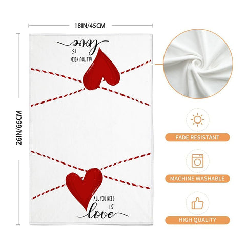 ARKENY: toallas útiles y decorativas para el día de San Valentín.