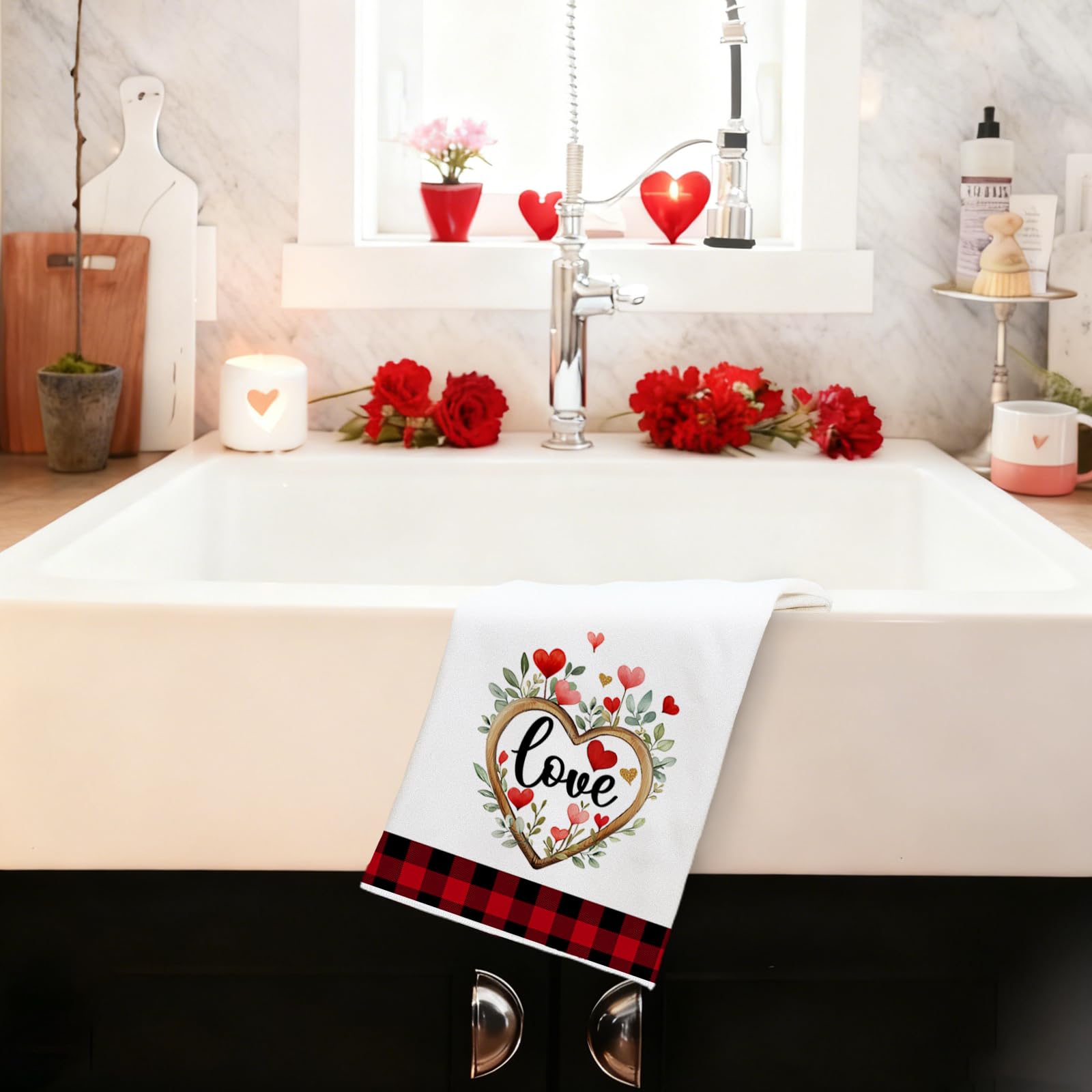 ARKENY toallas regalo ideales para ocasiones románticas y decoración del hogar.