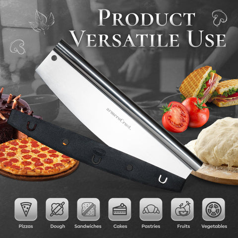Corte preciso con cortador basculante armeroCrust para pizzas