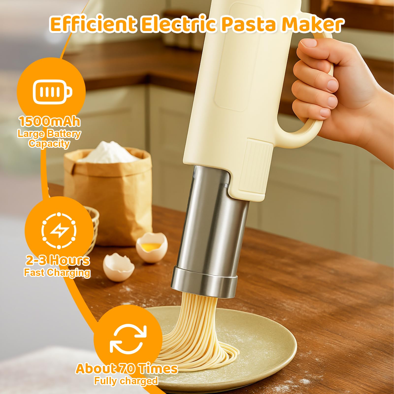 Aroeally operacion facil: proceso simple para hacer pasta en casa.