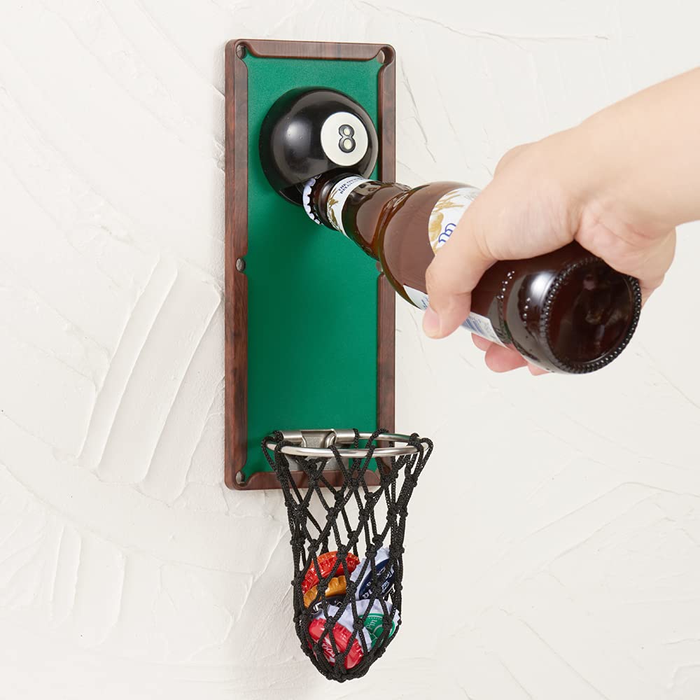 Arola bola de billar: abridor magnético para pared y recogetapas.