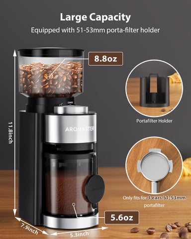 Soporte para portafiltro Aromaster 51-53 mm para verter directo