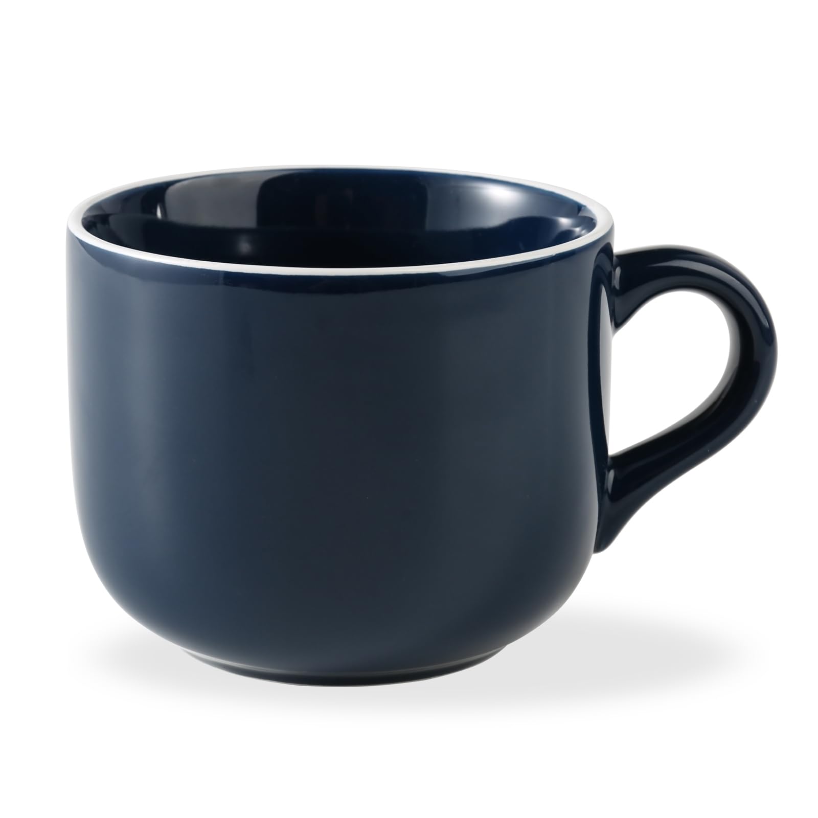 ARRADENS taza-sopa con mango azul, ideal para sopas calientes y bebidas.