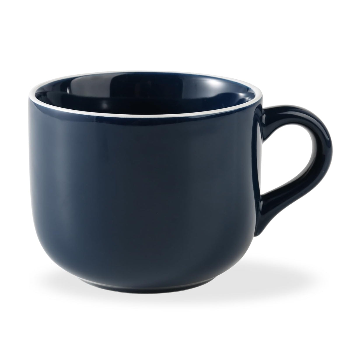 ARRADENS taza-sopa con mango azul, ideal para sopas calientes y bebidas.