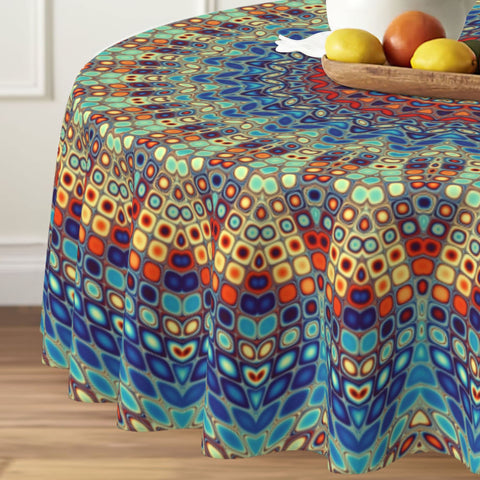 Mantel boho Arroganttiom antiarrugas para una mesa impecable