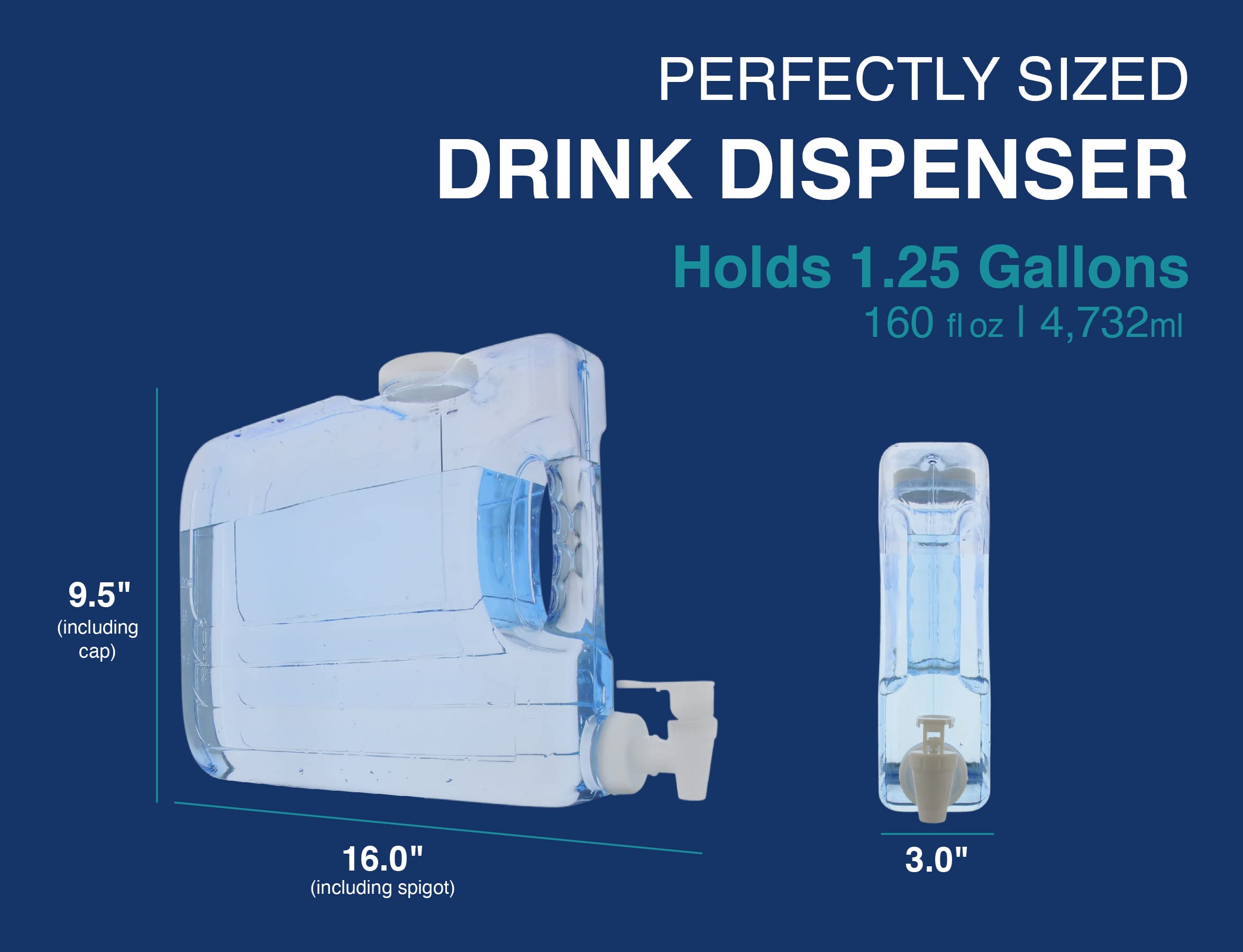 Dispensador resistente de Arrow Home para picnic y camping